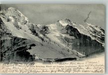 3823 Kleine Scheidegg 1903 Winter Mönch Jungfrau Jungfraubahn