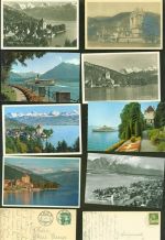 3653 Oberhofen am Thunersee Lot miot 25 AK