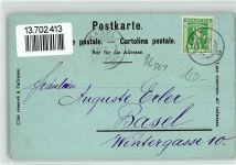 4418 Reigoldswil 1908 BOAKC Lithographie/Mondschein Oberdorf