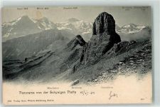 Schynige Platte 1904 - Gummihorn Eiger Mönch Jungfrau