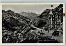 Klausenpass Foto AK Auto Hotel Klausenpasshöhe