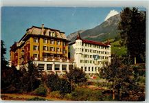 6078 Lungern 1965 Foto AK Haus St. Josef und Marienburg