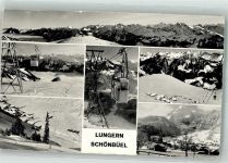 6078 Lungern 1967 Winter SeilbahnSchönbüel