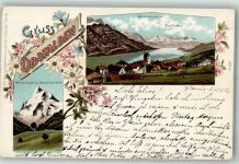 8758 Obstalden 1907 Lithographie