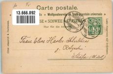 8758 Obstalden 1907 Lithographie