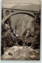 1922 Salvan - Pont sur la Triege