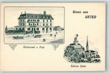 8610 Uster - Gasthaus Zur Post Schloss