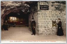 Jungfraubahn - Bahnzug , Postablage , Station Eismeer