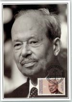 Füst Franz Josef II. Gedenkausgabe Trauermarken Ausgabe 5. Juni 1980 Adel Liechtenstein