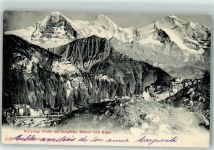 Schynige Platte 1900 - Eiger Mönch Jungfrau