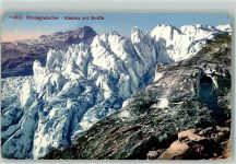 Rhonegletscher 1913 - Absturz mit Grotte