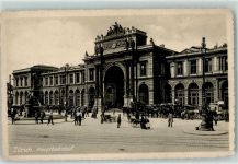8000 Zürich - Bahnhof Alfred Escher Denkmal