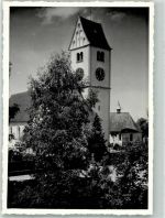 9545 Wängi Foto AK Kirche Ort handschriftlich