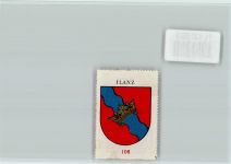 7130 Ilanz - Vignette Wappen Kaffee Hag ca 1920-1940 Ilanz