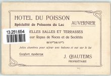 2012 Auvernier Werbe AK Hotel du Poisson