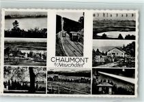 2067 Chaumont - sur Neuchatel 8-Bildkarte