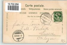 2126 Les Verrières 1899 BOAKC Lithographie Edelweiß