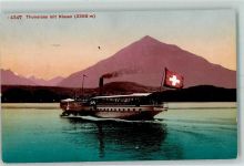 9230 Flawil - Thunersee mit Niesen Dampfschiff