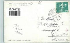 3862 Innertkirchen - Hotel Alpenrose Oldtimer