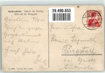 6474 Amsteg 1910 - Viadukt Gotthardbahn Windgälle Dampflok