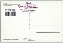 Grosse Scheidegg - Hotel Große Scheidegg mit Mönch Eiger Hüttenstempel