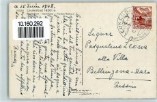 3954 Leukerbad Loèche-les-Bains - Blick auf Rindhorn, Balmhorn, Federn Rothorn