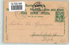 9633 Hemberg 1908 BOAKC Gasthaus Krone Lithographie