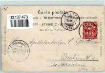 Lauterbrunnental 1895 Gebrauchsspuren Staubbach Lithographie