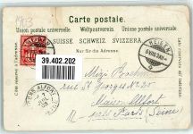 9057 Schwende 1903 Gebrauchsspuren Appenzellerin beim Waldkirchlein