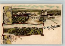 8462 Rheinau 1903 BOAKC Lithographie Jugendstil