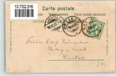 8462 Rheinau 1903 BOAKC Lithographie Jugendstil