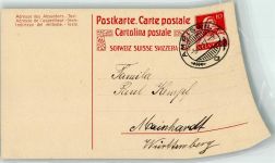 8580 Amriswil 1917 Ganzsache 10 Rappen