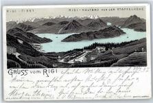 6356 Rigi Kaltbad - Verlag Schlumpf, Rigi-First, Blick von der Staffelhöhe