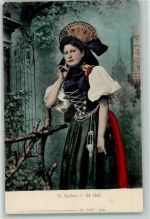 9000 St. Gallen S. Gallo - Trachtenfrau