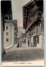 1874 Champéry 1911 - la Rue