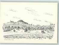 8455 Rüdlingen Künstlerkarte Lueged, da isch üsri Heimet! sign. Willi Brütsch Buchberg Hurbig