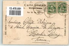 Grimsel 1907 - Hotel Grimselpost Postkutsche Handeckfall