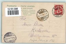 1904 AK mit Stoff Prägedruck AK