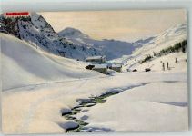 7514 Sils/Segl Maria 1912 Winter Photochromie Sils-Fextal