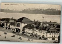 Lausanne Losanna Bahnhof La future Gare Bahnhof Schweiz Gebrauchsspuren