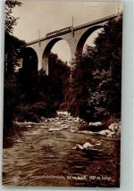 6340 Baar 1925 Foto AK Lorzentobelbrücke Eisenbahn