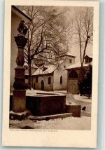 8314 Kyburg 1925 Gebrauchsspuren Winter Schloss Kyburg Kapelle