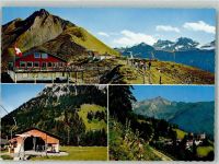 6383 Niederrickenbach Maria Rickenbach Foto AK Seilbahn Brisen Pension Gasthaus Halidgrat