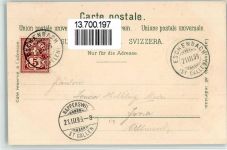 8733 Eschenbach SG 1899 BOAKC Lithographie