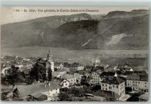 2610 St-Imier Saint-Imier 1909 - La Combe Grede et le Chasseral Kirche