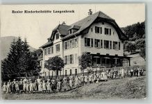 4438 Langenbruck 1912 Foto AK Basler Kinderheilstätte