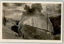 Bernina Winter Eisenbahn Berninabahn Schneeschleuder