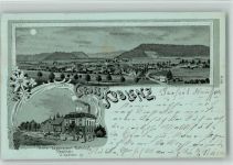 5322 Koblenz 1902 BOAKC Hoktel Bahnhof Lithographie