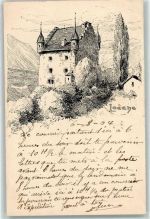 3954 Leukerbad Loèche-les-Bains 1904 Künstlerkarte sign. Meitter