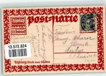 8314 Kyburg 1918 Lithographie sign. Bollmann, E.